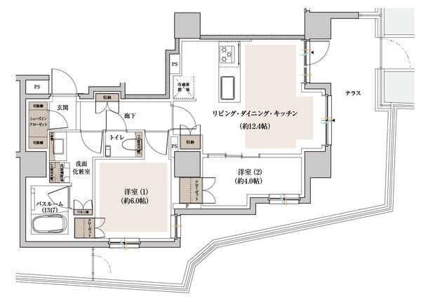 アトラス代々木 間取り B type