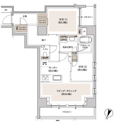 アトラス代々木 間取り J type