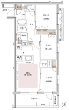 ブリシア上板橋 間取り G type