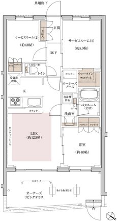 ブリシア上板橋 間取り Hg type
