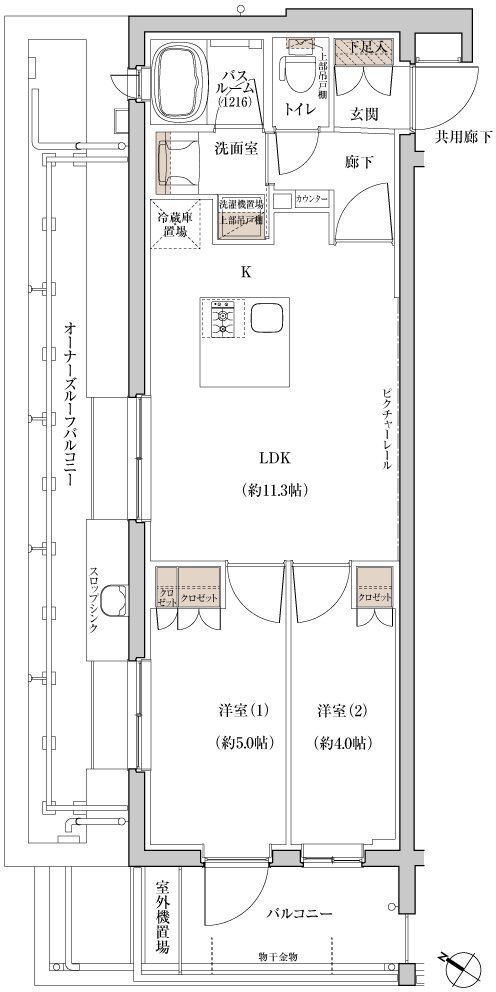ブリシア上板橋 間取り J type