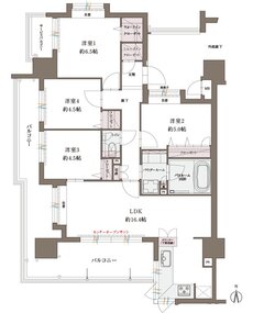 アクタス久留米グランミライ 間取り A type