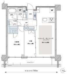 ディアナコート都立大学翠景 間取り B TYPE