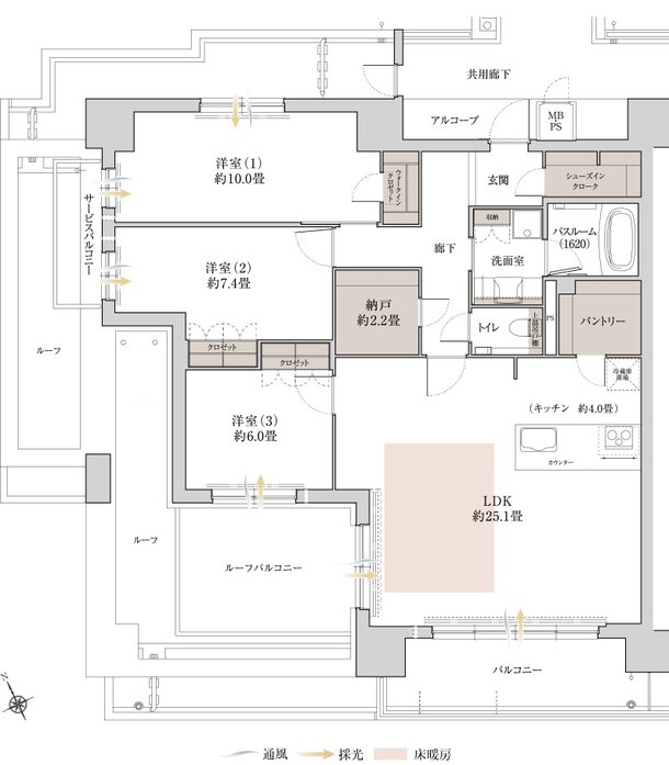 ワコーレ豊中中桜塚一丁目 間取り L type