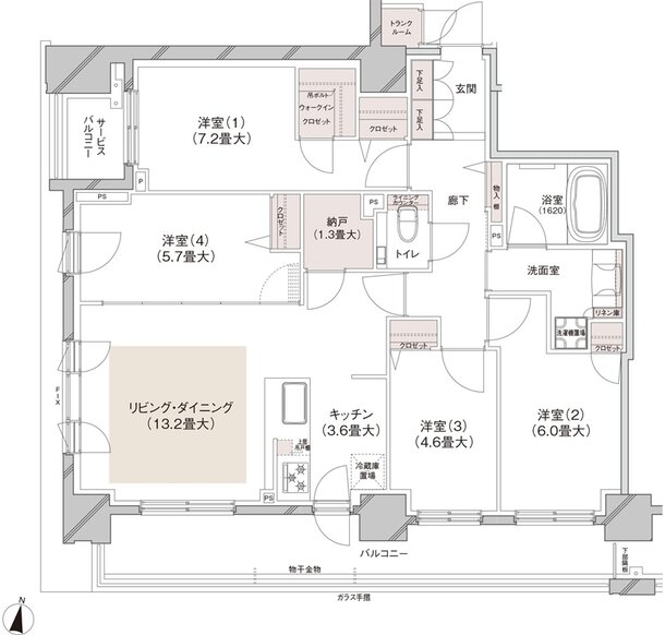 ブランズ円山表参道テラス 間取り A type