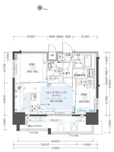 ZOOM本郷 間取り Aタイプ