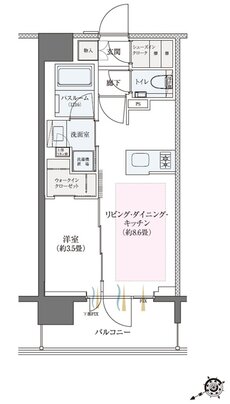 クリオ ラベルヴィ本八幡 間取り Bタイプ