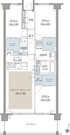 リビオ目黒三丁目 間取り C TYPE