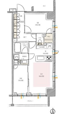 イノバス錦糸町 間取り C1タイプ