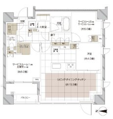 ディアナコート旗の台 間取り A TYPE