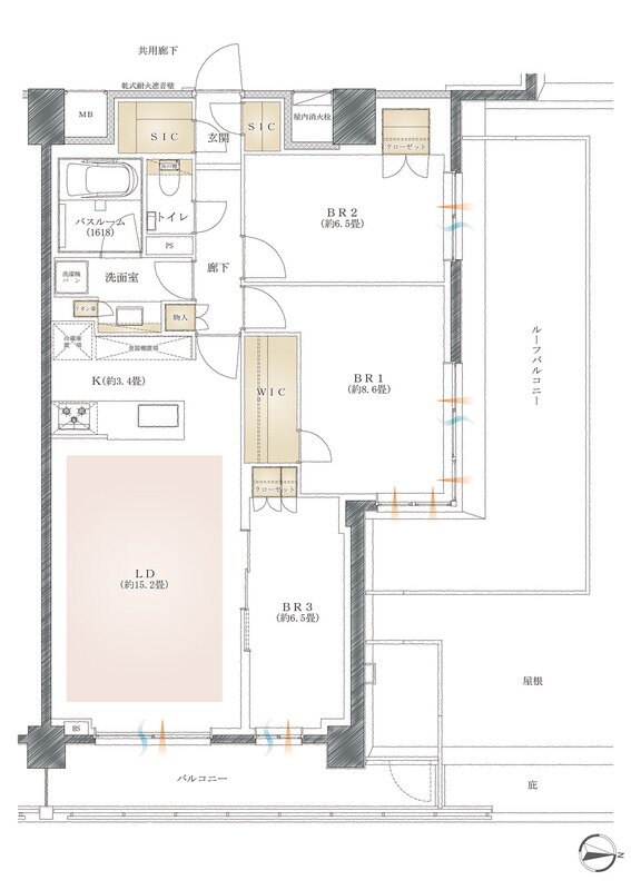 イノバス東高円寺 間取り Qrタイプ
