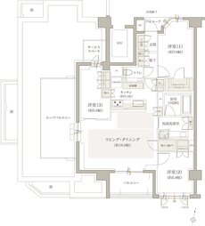 ジオ小竹向原 間取り P type