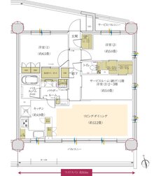 ガーラ・レジデンス一橋学園 間取り R TYPE