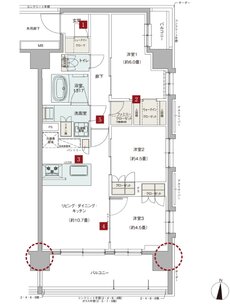 ドルフィーノ浦和高砂 間取り D TYPE
