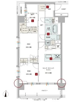 ドルフィーノ浦和高砂 間取り A TYPE