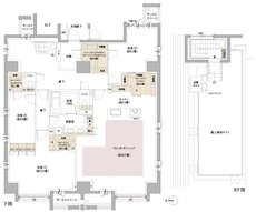パークホームズ京都烏丸御池 間取り Dタイプ