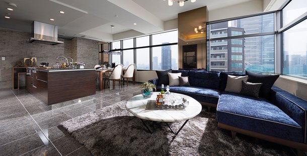 LIVING DINING KITCHEN