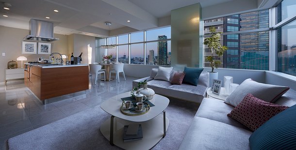 LIVING DINING KITCHEN