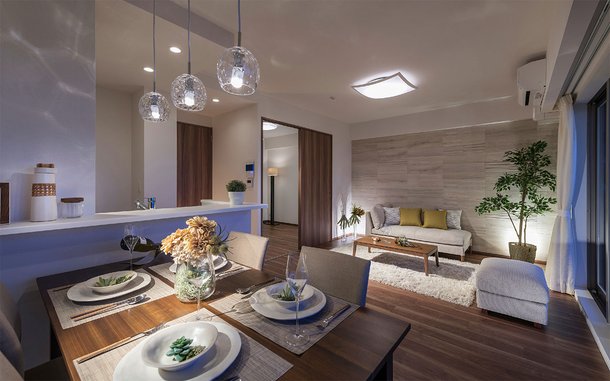 LIVING DINING(NIGHT TIME)