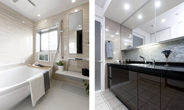 BATH ROOM(浴室)/POWDER ROOM(洗面室)
