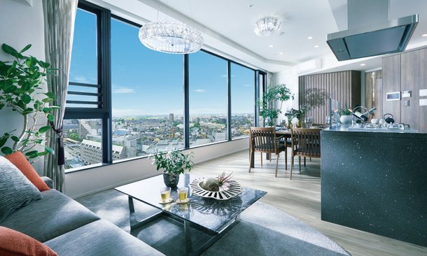 LIVING DINING KITCHEN