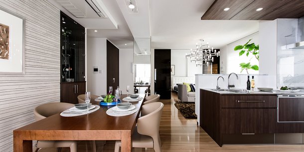 LIVING DINING KITCHEN