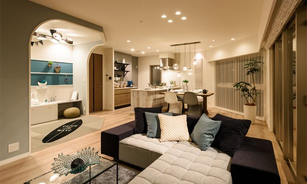 LIVING DINING