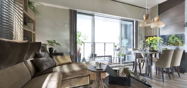 Living Dining Kitchen