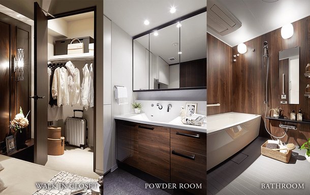 WALK IN CLOSET/POWDER ROOM/BATHROOM