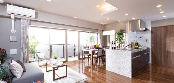 LIVING DINING KITCHEN