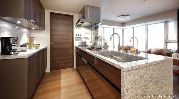 Living Dining Kitchen