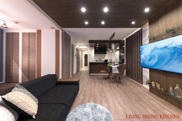 LIVING DINING KITCHEN