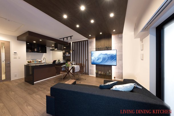 LIVING DINING KITCHEN