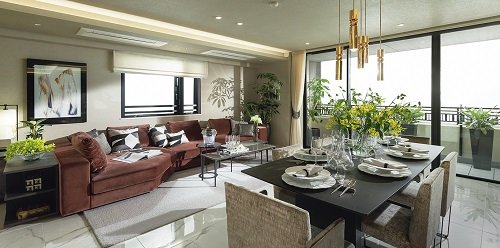 LIVING DINING KITCHEN