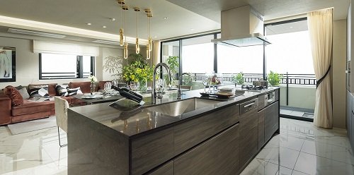 LIVING DINING KITCHEN
