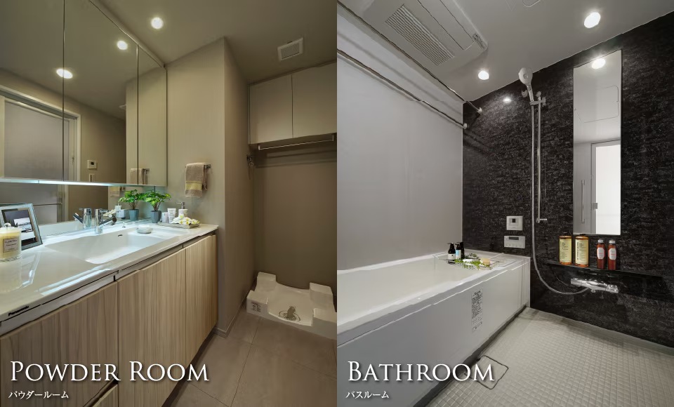 POWDER ROOM／BATHROOM