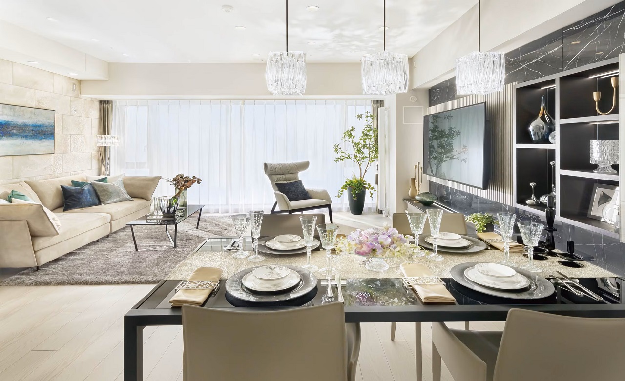 Living Dining Kitchen