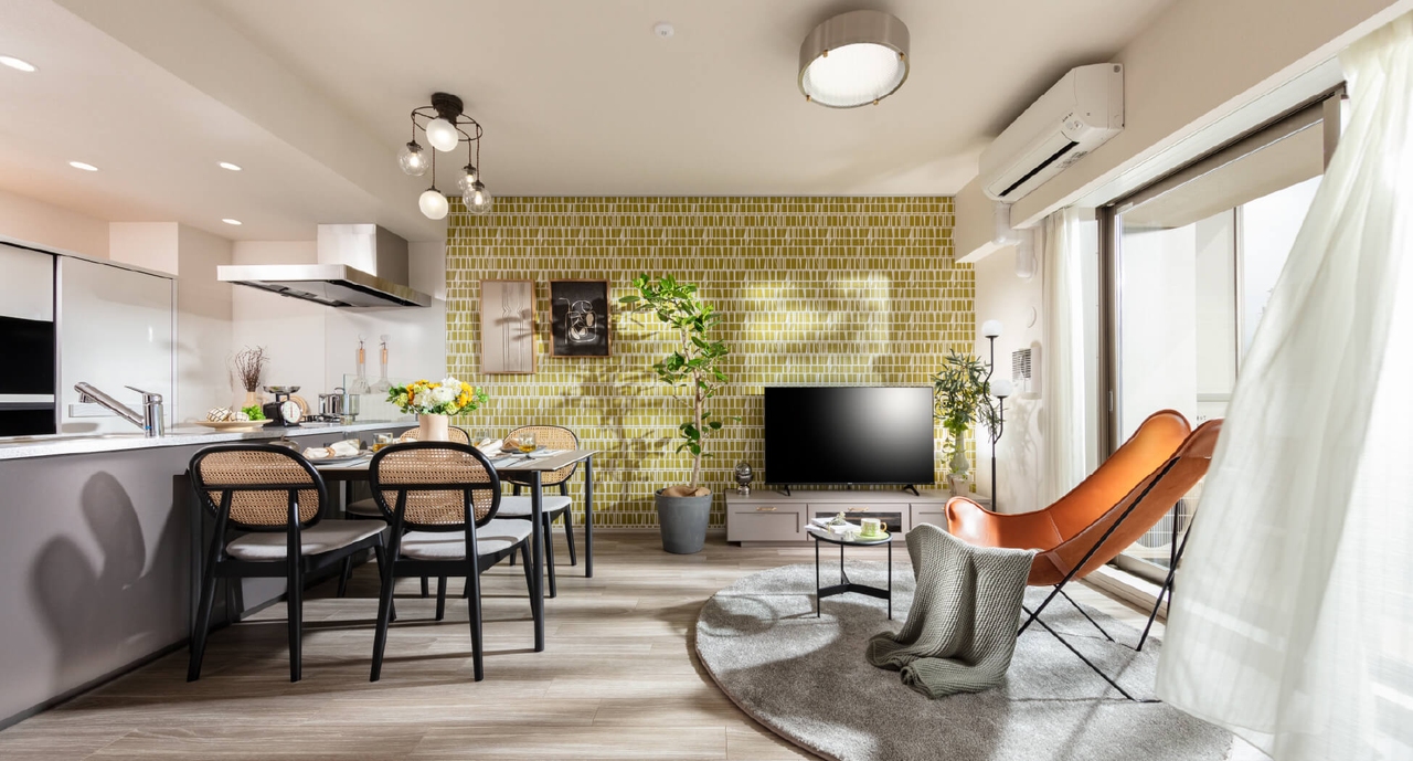 Living Dining Kitchen