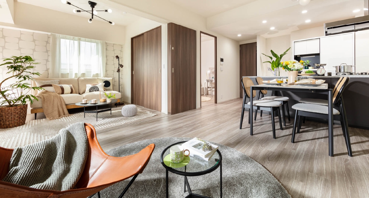 Living Dining Kitchen