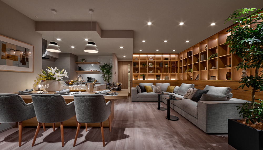 Living dining room