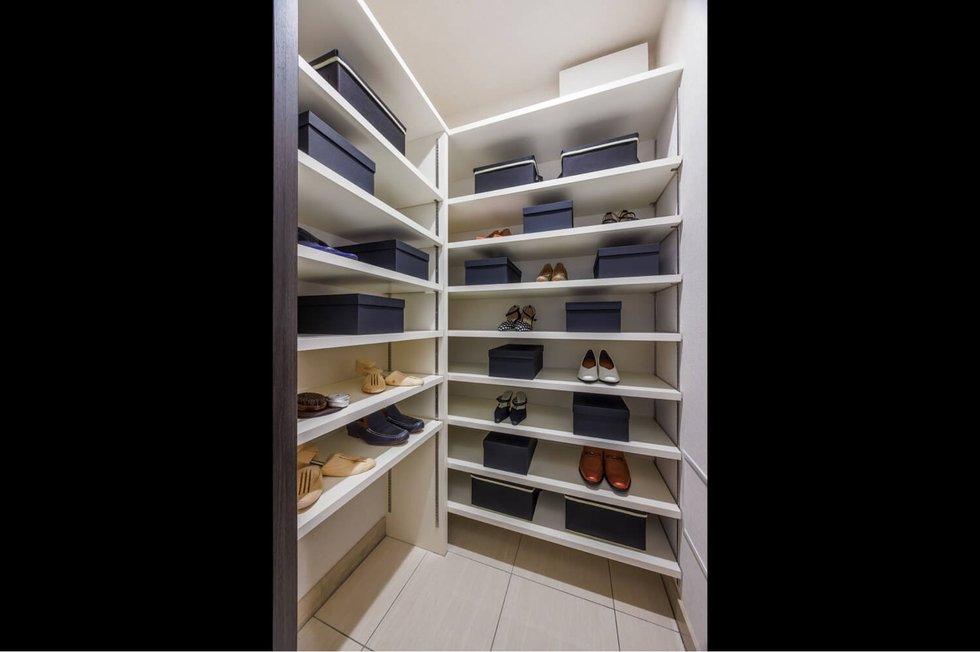 SHOES IN CLOSET