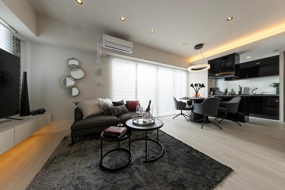 Living Dining Kitchen
