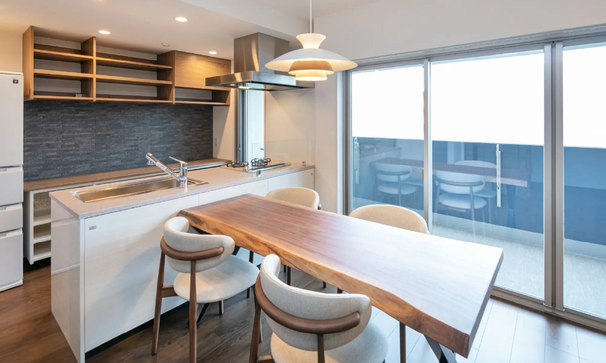 LIVING DINING KITCHEN