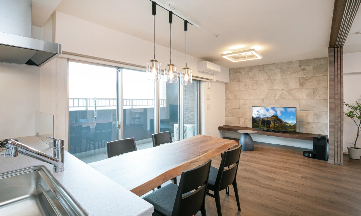 LIVING DINING KITCHEN
