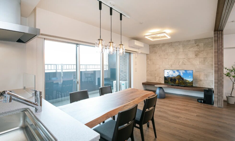 LIVING DINING KITCHEN