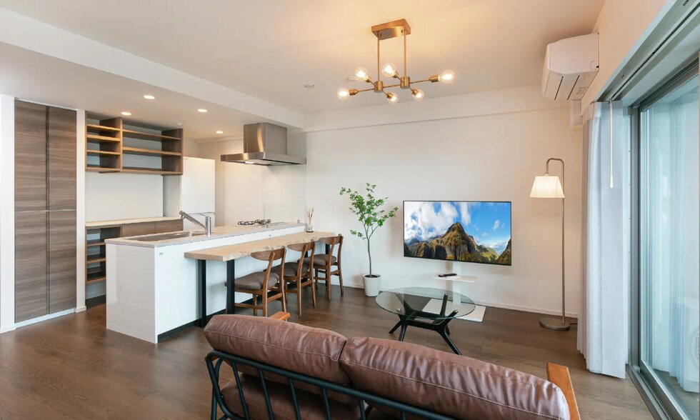 LIVING DINING KITCHEN