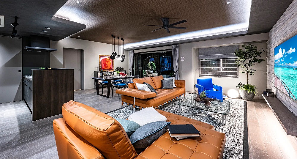 LIVING DINING KITCHEN