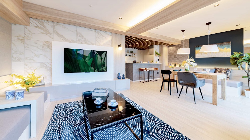 living & dining.