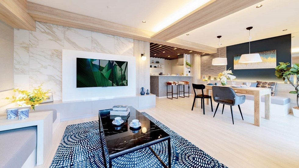 living & dining.