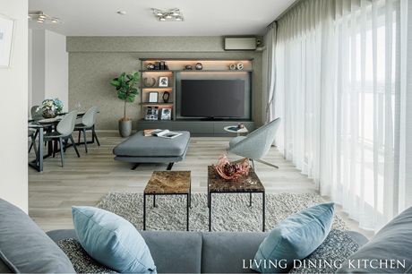 LIVING DINING KITCHEN